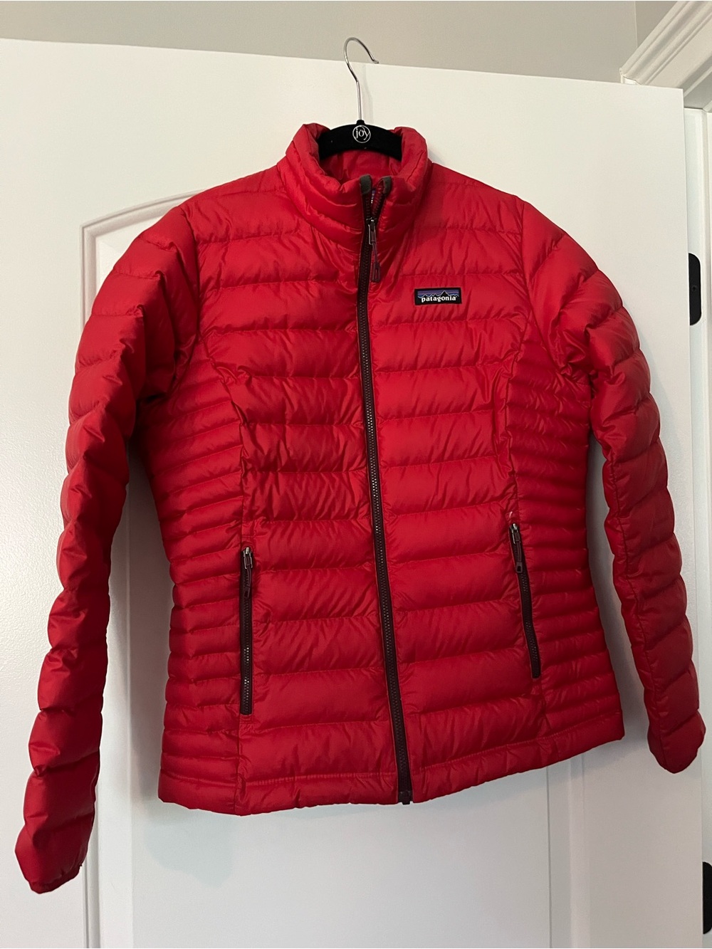 Patagonia Women's Red Quilted Puffy Jacket size small